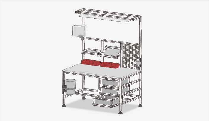 鋁型材工作臺 鋁型材工作臺