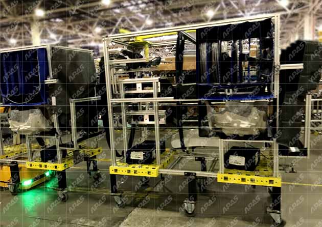 鋁型材物料周轉車