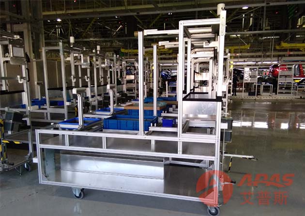 C27型鋁型材物料車案例1