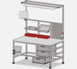 鋁型材工作臺(tái) 鋁型材工作臺(tái)